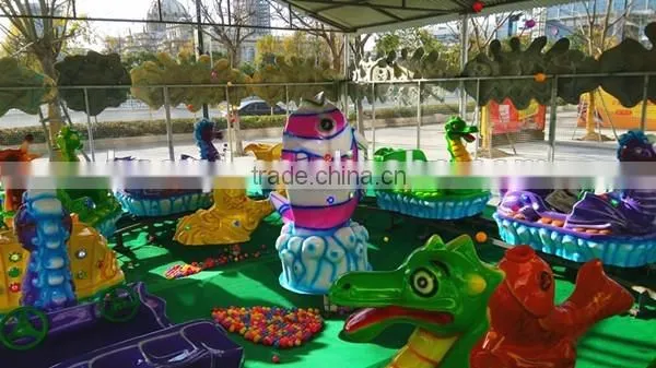 Playground outdoor and indoors kids amusement rides happy spray ball car