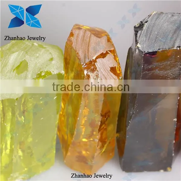 wuzhou lab created cubic zirconia rough zircon stone