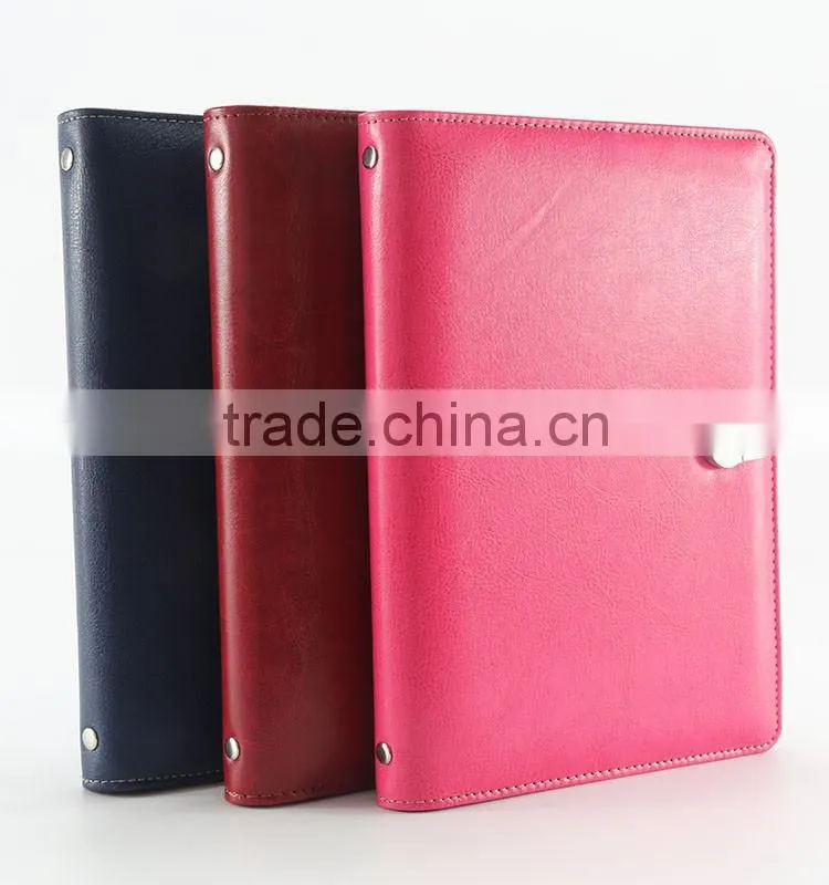Plaro notebook with pen leather portfolio custom logo