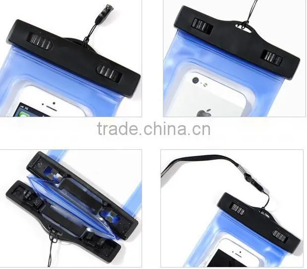 Pvc waterproof bag waterproof mobile phone case for cell phone