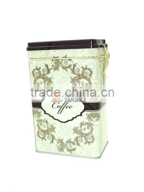 Retangular Metal Tin Boxes Sealed With Plastic Lid