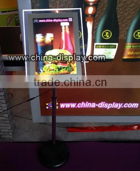 Expo popular acrylic advertising led screen display with scrolling letters