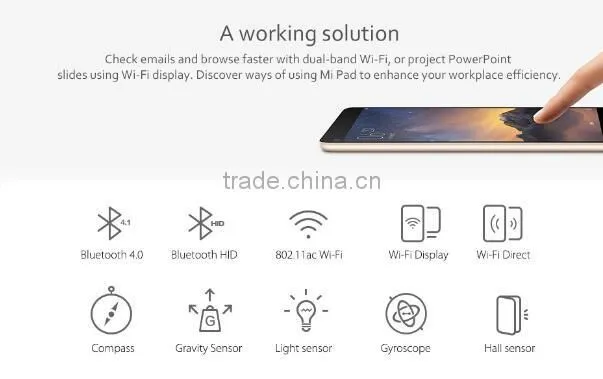 Xiaomi Mipad 2 Win 10 64GB Tablet PC Mi Pad 2 7.9 inch 2048X1536 Intel Atom X5 Z8500 2GB RAM 8MP 6190mAh Full Metal Body