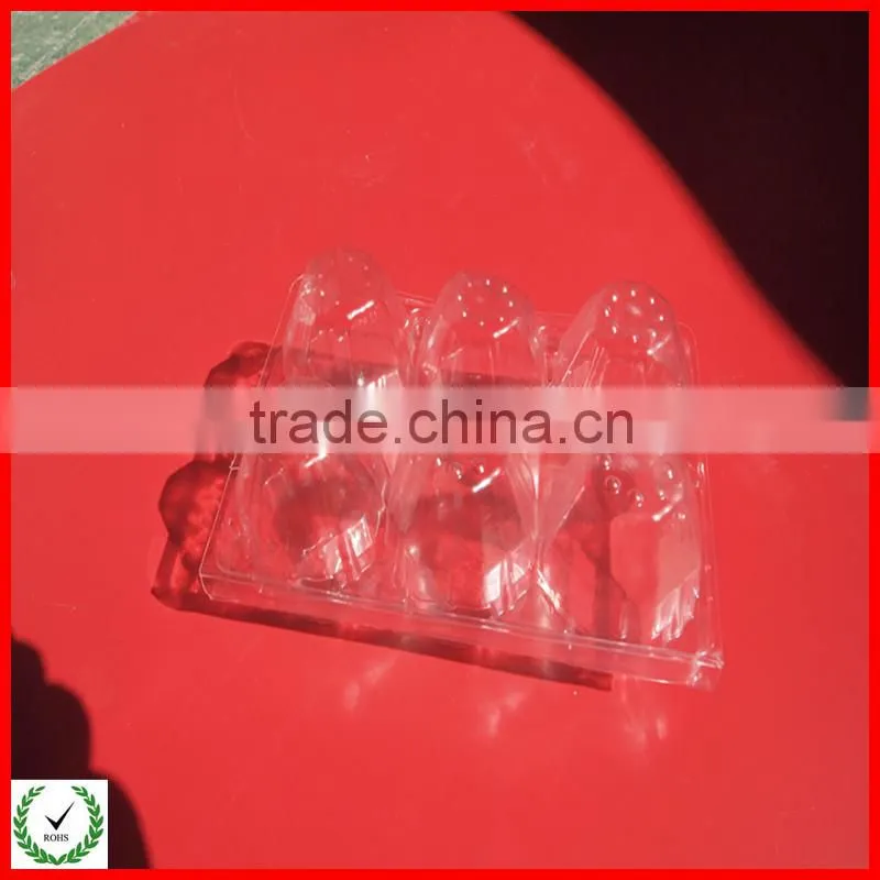 clear disposable plastic egg tray