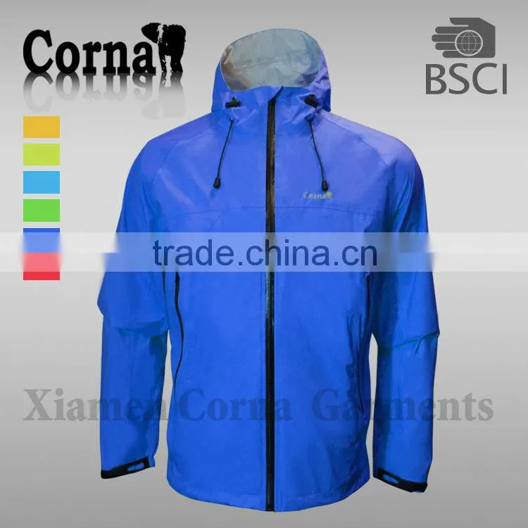Fashion Mens plus size jacket waterproof windproof breathable