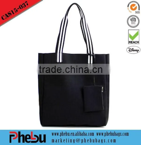 2016 plain canvas tote bag manufacturer(CAS16-001)