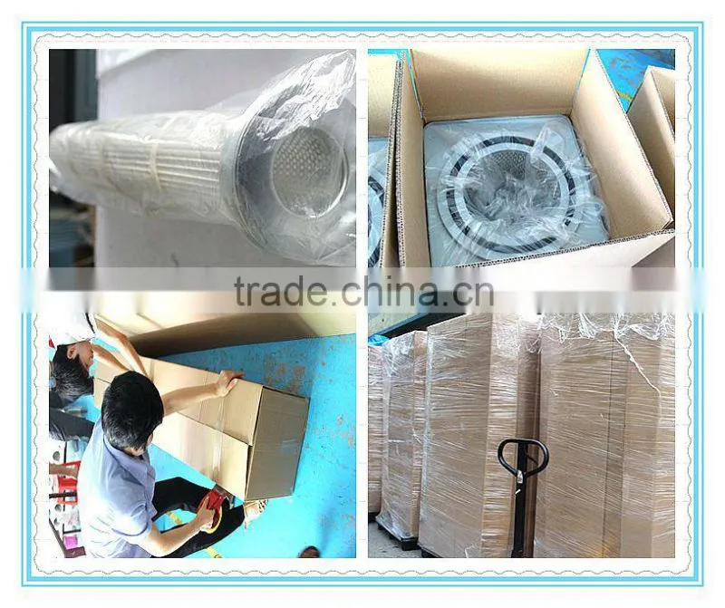 PTFE polyester High effecient sintered plate filter