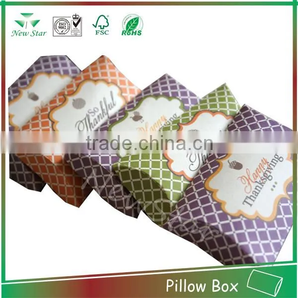 4 color printing pillow pacakging box