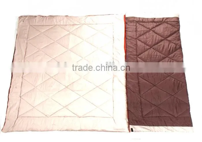 Portable camping outdoor 100% cotton flannel sleeping bag