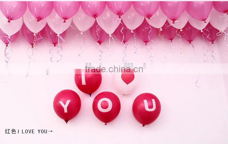 Latest design Colorful air balloon,words/letters balloon, inflatable floating print mylar balloon decoration