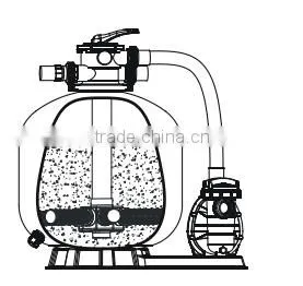New design products swimming pool sand filter pump wholesale