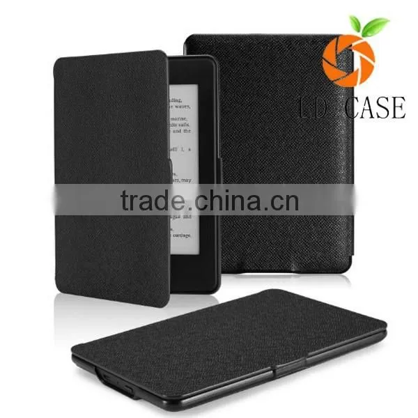 New Dormancy Smart Holster Cover Leather Case For Amazon kindle paperwhite