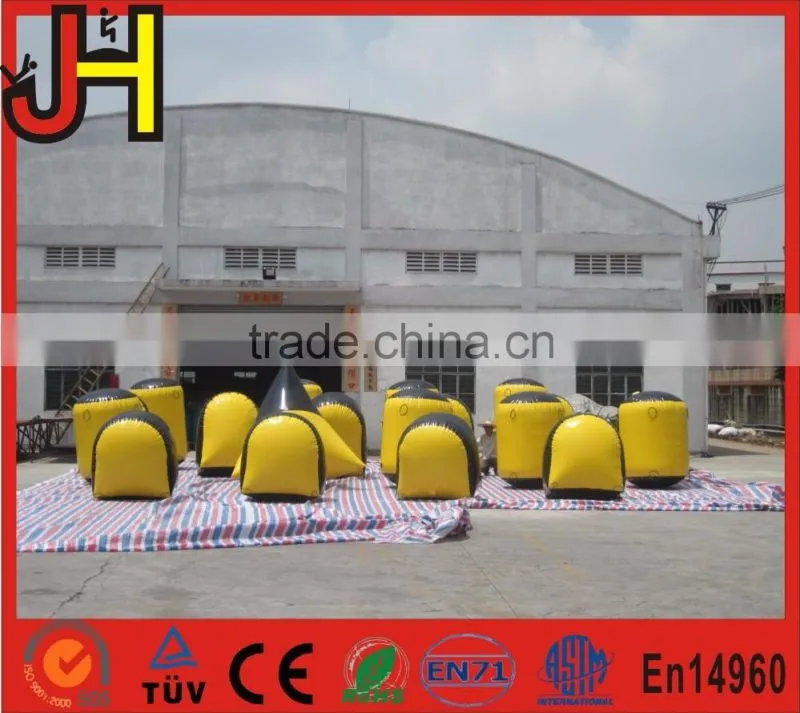 Custom Multi Shaped Inflatable Mobile Paintball Bunkers