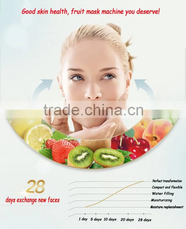 Beauty machine 2015 fruit mask machine homemade facial masks