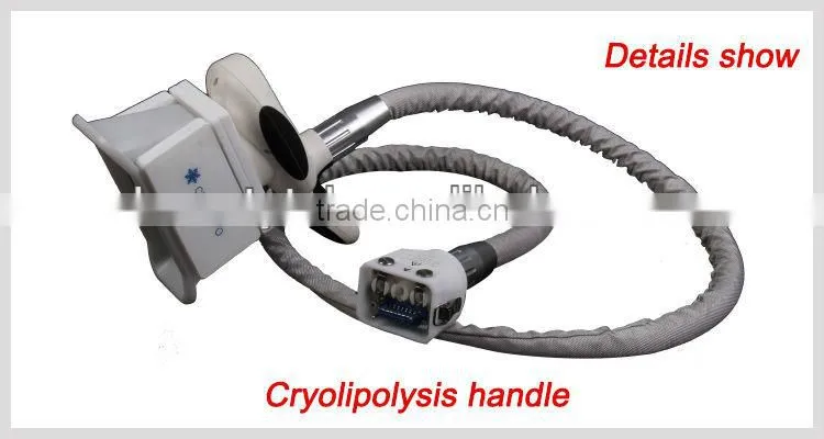 3 in1 high effective cryolipolysis liposuction vacuum laser treatment machine