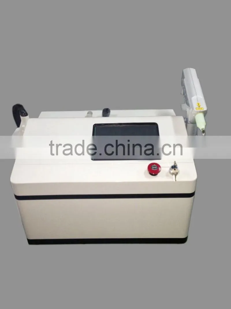2015 Salon Q switched nd yag laser 1064/532nm dark spot removal face black spot remover