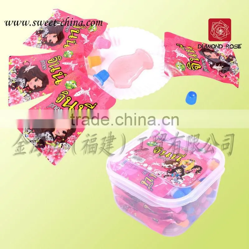 Beautiful girl sweet jam in box
