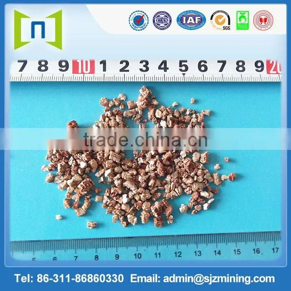 2-4mm Brown expanded bulk vermiculite