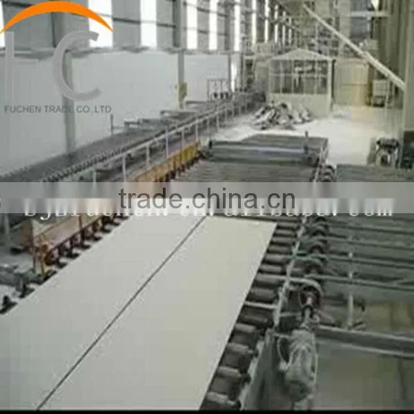 Fireproof paper surface gypsum plaster board production line