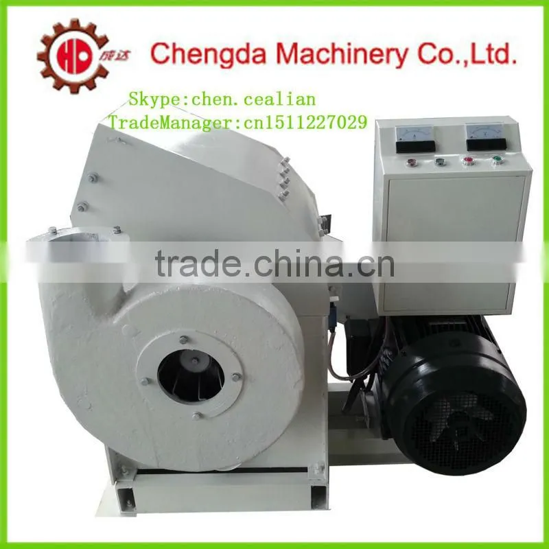 Chengda factory supply directly 22kw 800-1100kg/h output hammer mill tree branch crusher