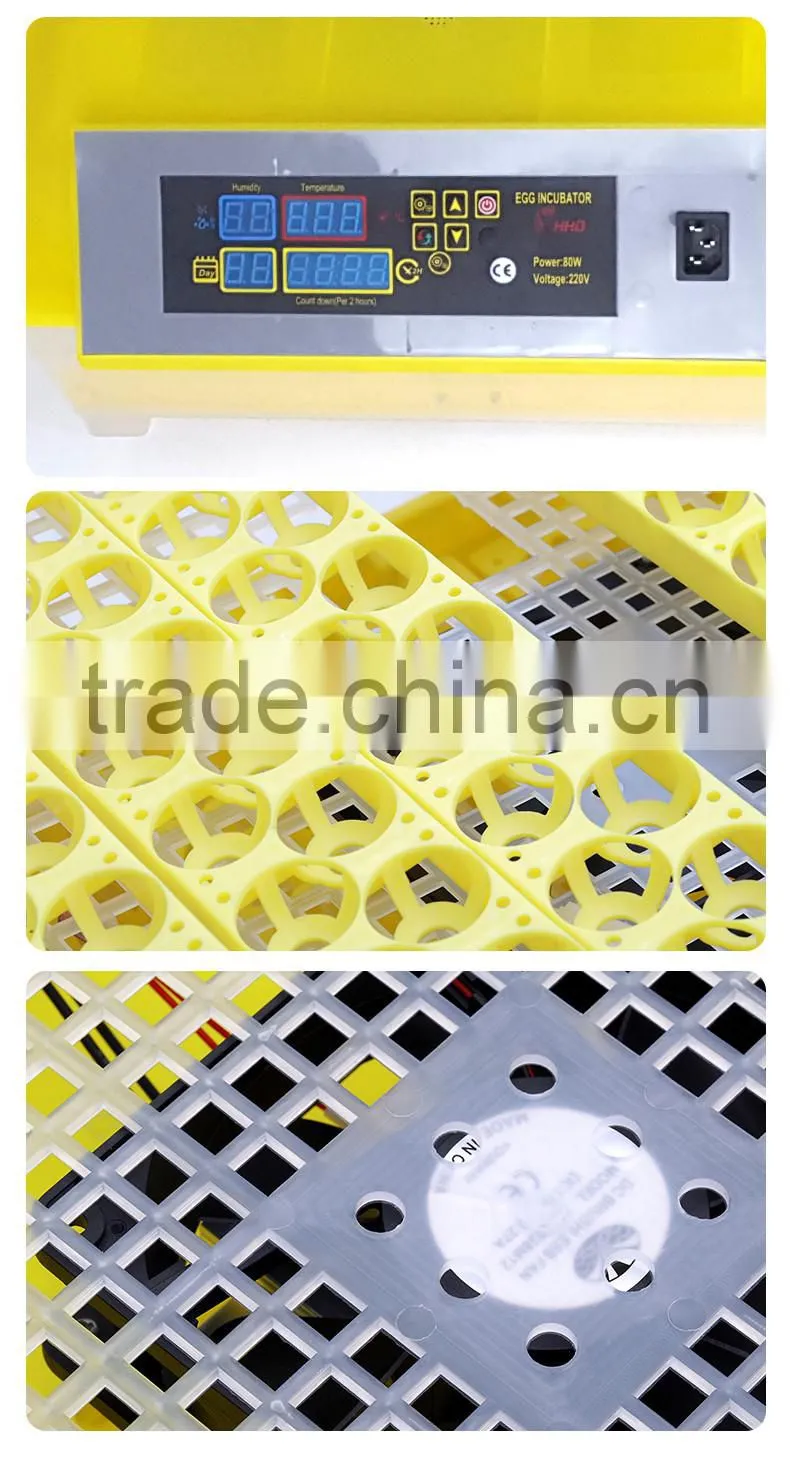YZ-56 HHD Most popular clean chicken egg incubator hatching machine for sale
