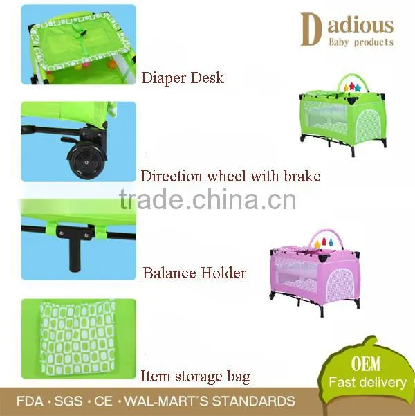 Boy Bype Baby Playpen Bed Baby Metal Luxury Cribs