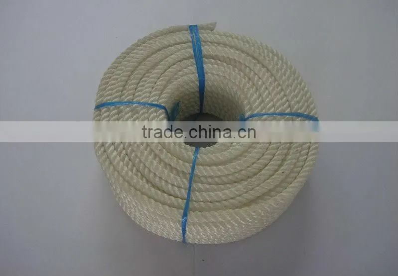 3 strands polyester rope
