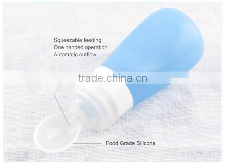 Hot sale non-toxic bpa free silicone baby feeding cuchara