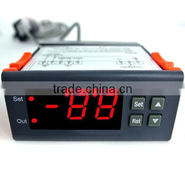 Mini Digital Micro-computer Hygrostat Relative Humidity Controller 0%~ 99% RH Range + 2M Length Sensor Wire