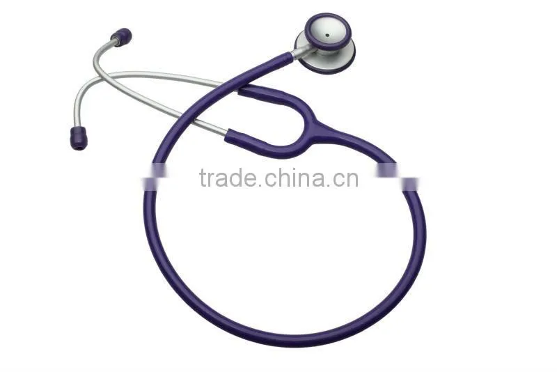 Cheap Price Frosted Aluminum Alloy Medical Stethoscope
