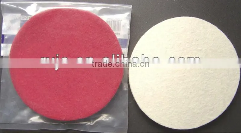 abrasive felt wheel natural wool felt disc polishing glass