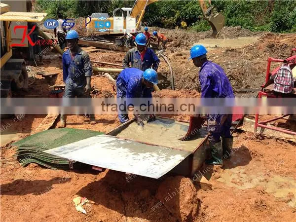 Ghana Big Capacity Gold Screening Plants with patent