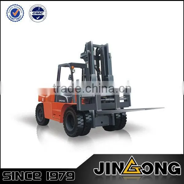 Clamp Forklift truck for sale CPCD100 with 3-stage mast and Japan ISUZU engine