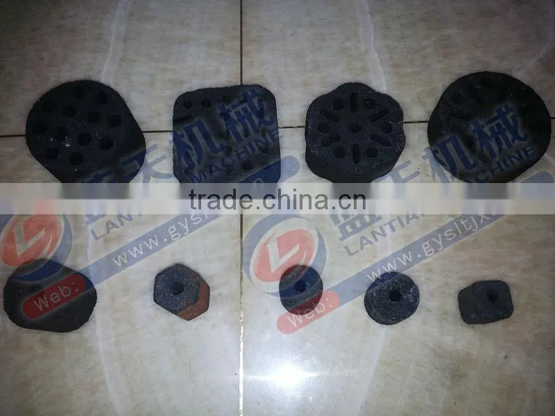White coal charcoal hookah bbq briquetting machine shisha charcoal briquette machine