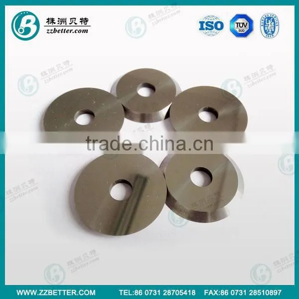 ISO K10 standard ceramic carbide disc cutter/cermet round cutter