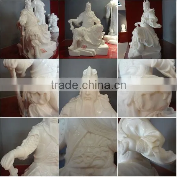 Hand Carved Marble Statue of Small Crafts