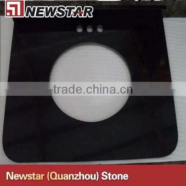 black galaxy granite vanity top for bathroom