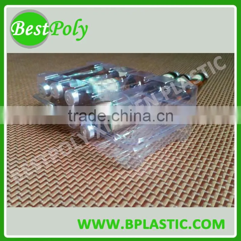 China Alibaba blister drug tray plastic clamshell tray with free sample