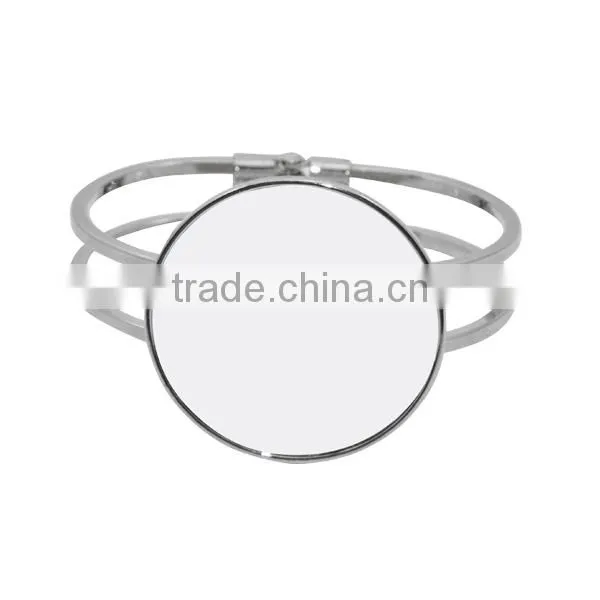 2015 hot fashion DIY Decorative metal sublimation Bracelet in Summer