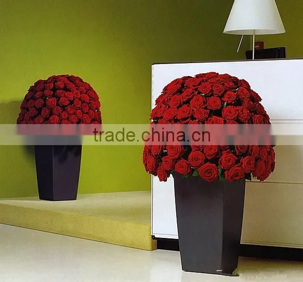Classic design dark brown flower pot