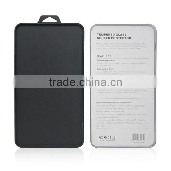 Customized Tempered Glass Plastic Packaging Simple box , screen guard package
