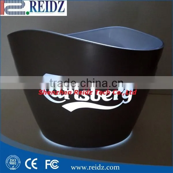 Promotional champagne bucket and stand