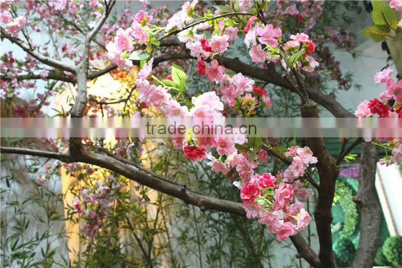 home garden deco huge indoor plastic Artificial 118inchs tall Cherry trees Ers10 0905