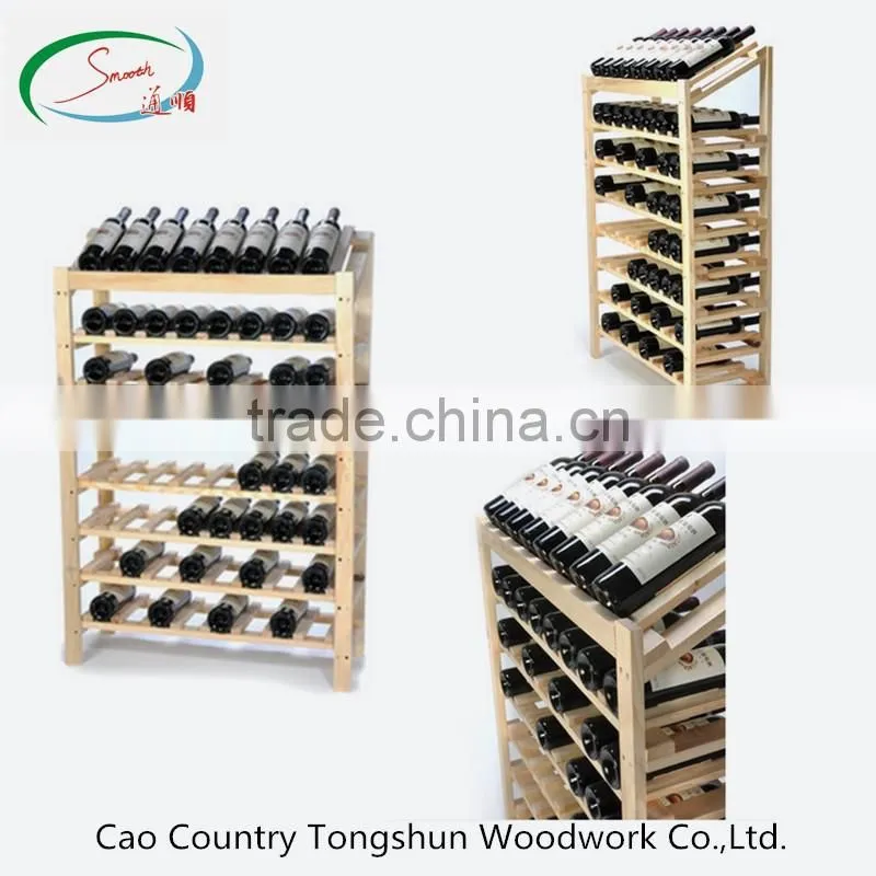 Hot sale elegant wooden pine rack for European