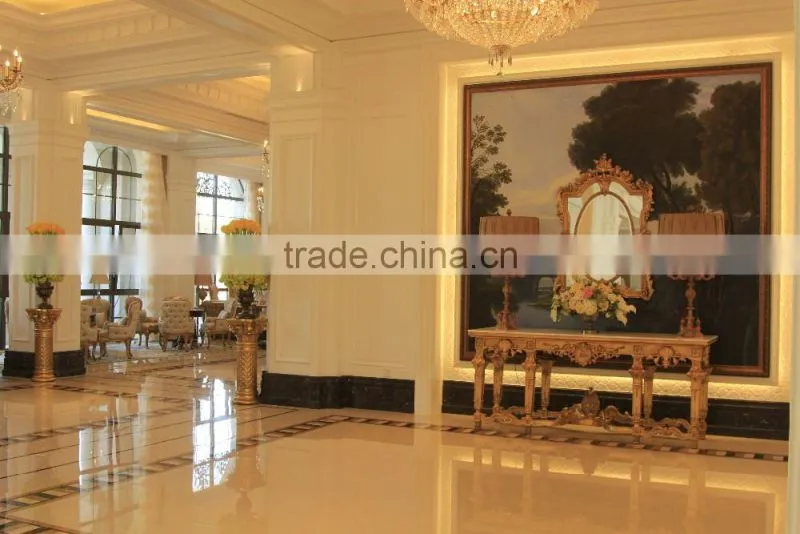 Hot Sales Hand-made Hallway Console Table And Framed Mirror