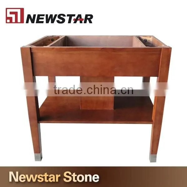 Newstar Made in China Wood Hotel Bathroom Vanity Furniture Design
