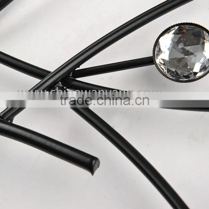 China Manufacturer Low Price Black Cute Bird Wall Clock