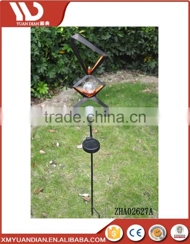 Simple Pattern Solar Stake Light Steel Gargen Ground Stake