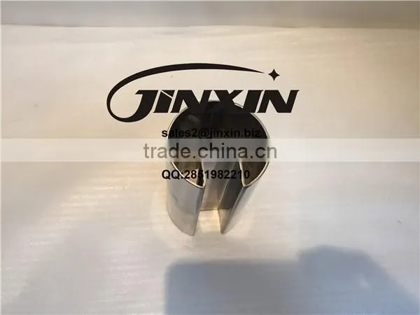 Single or double groove 304 316 decorative stainless steel slot pipe and tube(YK-9352)
