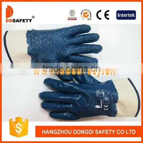 DDSAFETY Top Quality Knitted Cotton Gloves With Particle Finished
